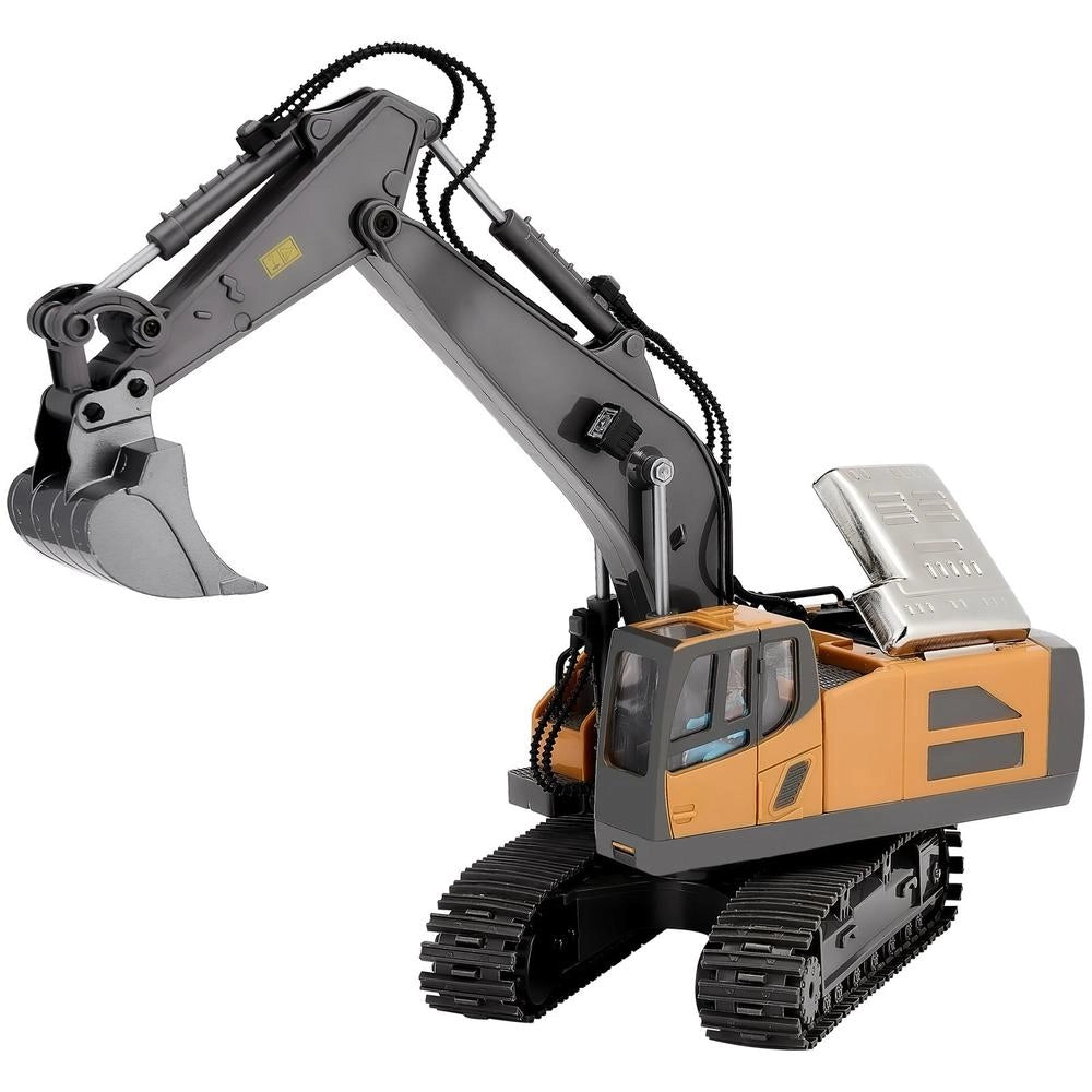 Escavatore Telecomandato 11 Canali Scala 1:20 Luci Suoni Costruzione Bambini 2 Batterie