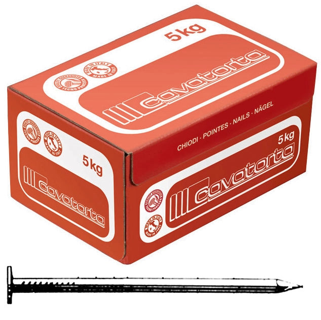 CHIODI TESTA PIANA 18X80  CAVATORTA- 5,0 kg