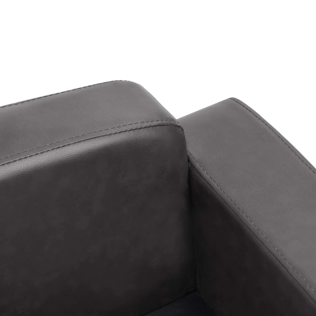 Divano per Cani Grigio 80x50x40 cm in Similpelle 170964