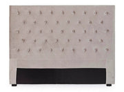 Testiera Letto Caspar Grigio Chiaro 160 in Legno