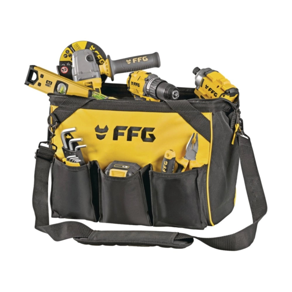 Ff group 40,5x24x30cm 25l borsa portautensili con mantella superiore di chiusura