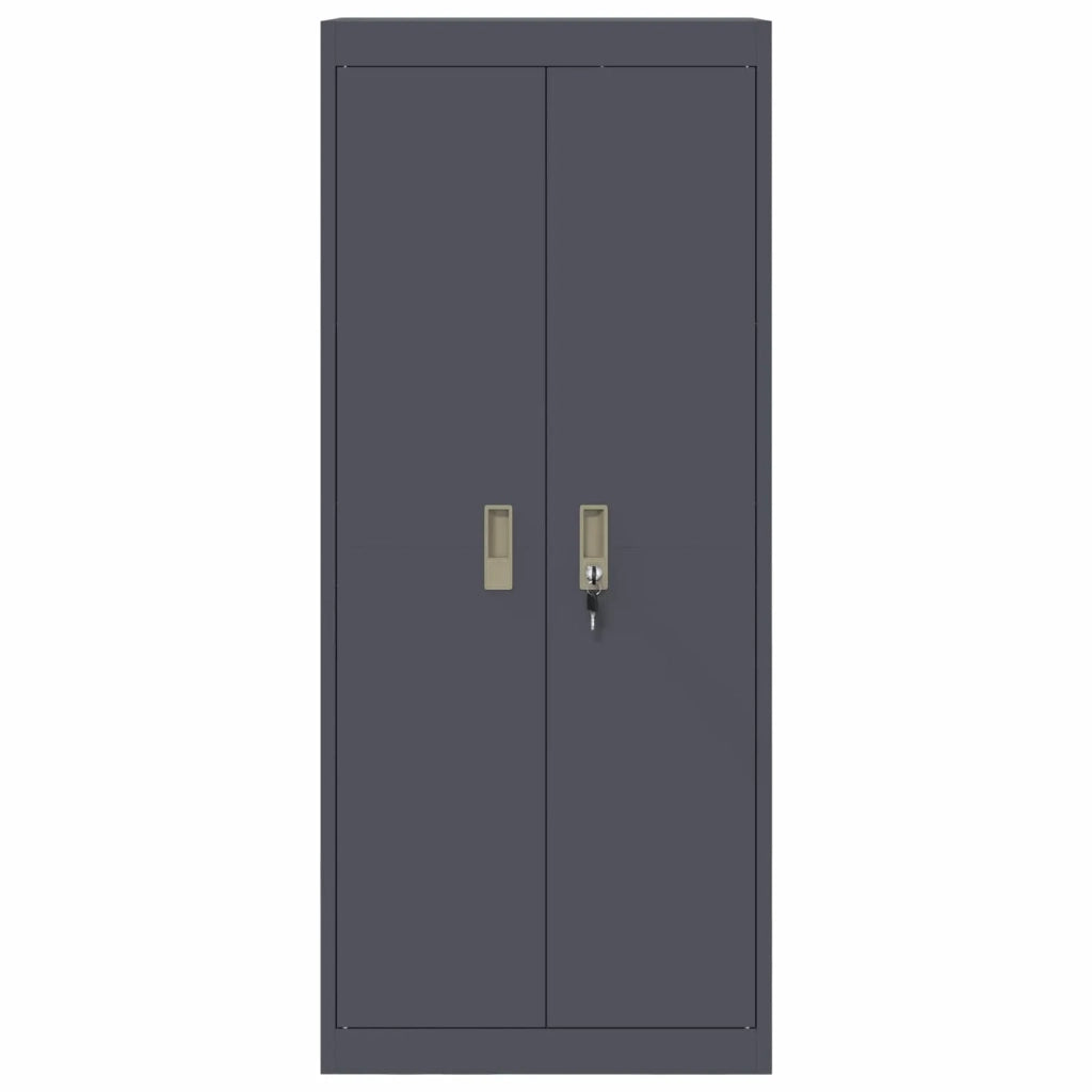 Armadio Antracite 60 x 40 x 140 cm Acciaio