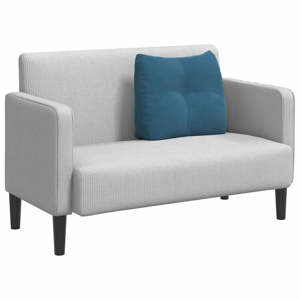 Cuscino per Schiena | Cuscino dorsale Blu 60 x 24 x 50 cm Velluto