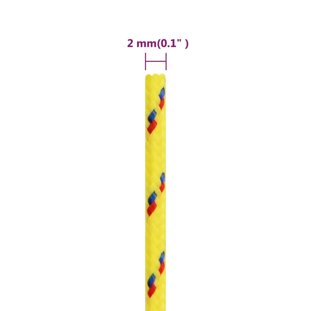 Corda da Lavoro Gialla 2 mm 250 m in Polipropilene 152585