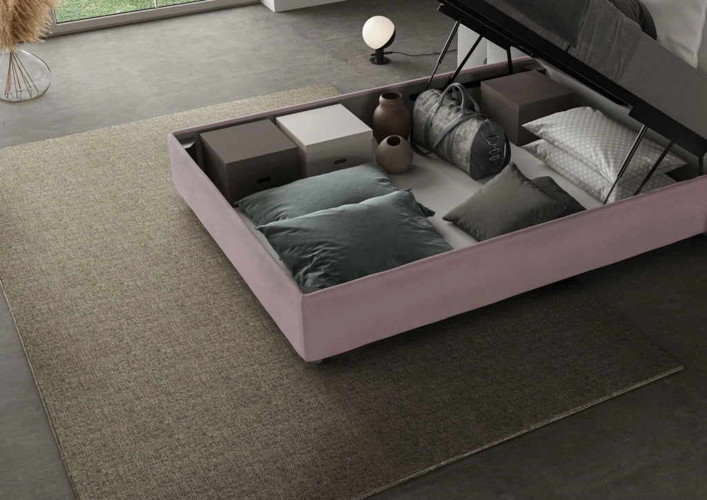 Letto 1 Piazza e Mezzo 120x210 cm con Rete Agueda Glicine