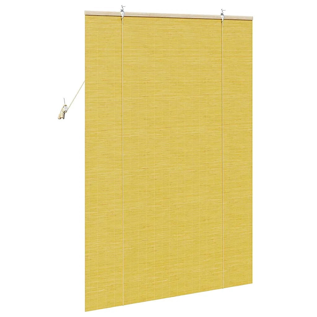 Tenda a rullo Giallo 110 x 160 cm Bambù 42006870