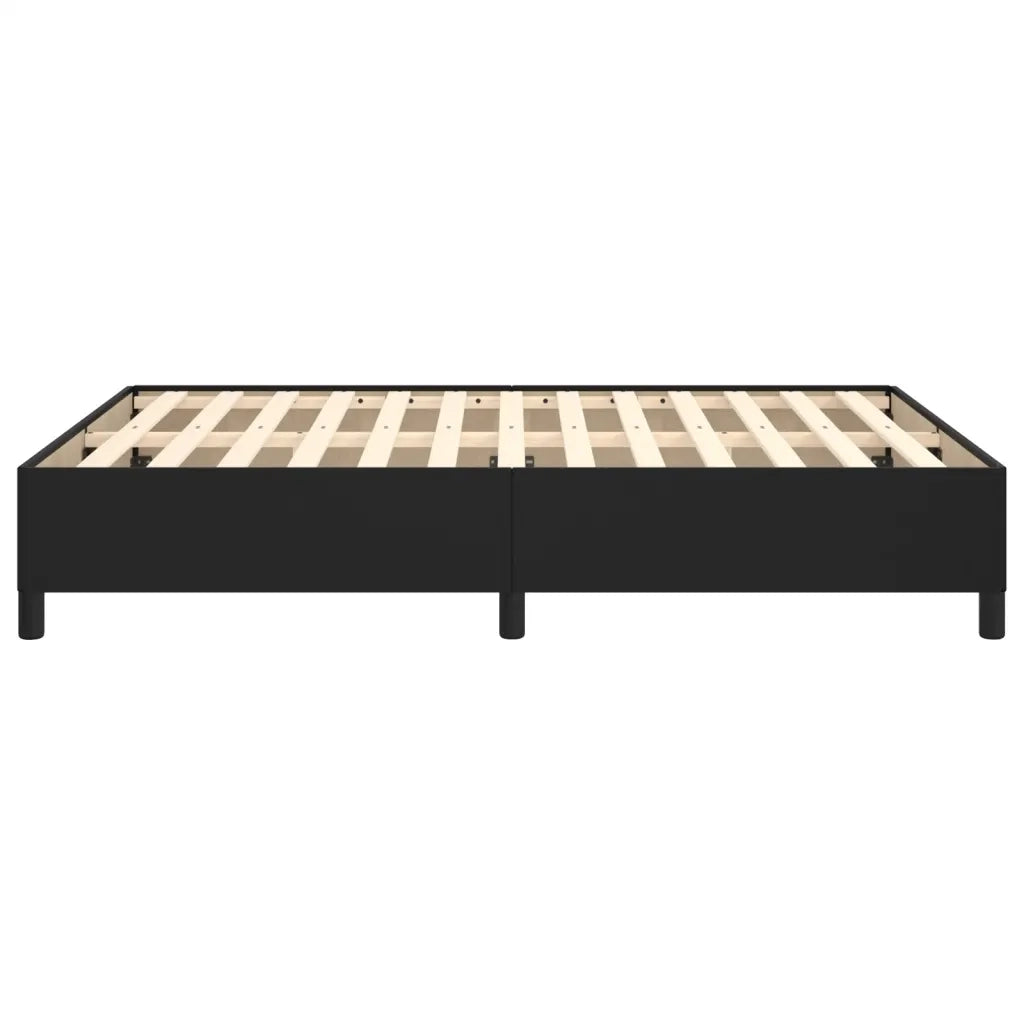 Giroletto senza Materasso Nero 140x200 cm in Similpelle 347251