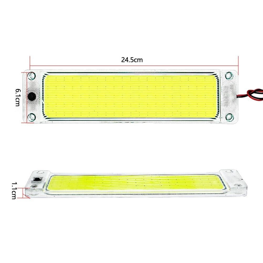 2 Barra Led sottopensile 12V 24V lampada casa auto con interruttore 15238