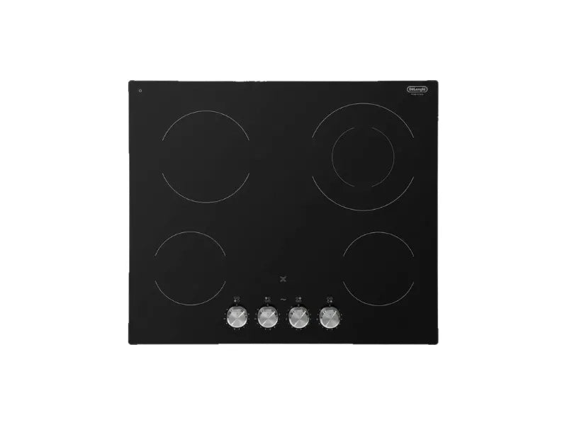 Piano cottura elettrico PVC 61 FK DeLonghi 60 cm vetroceramica nero