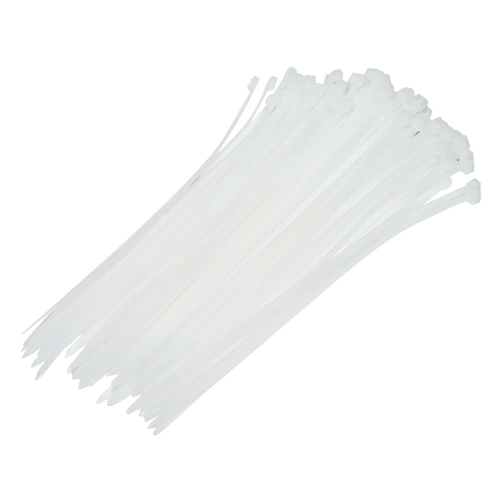 Fascette in plastica bianche 4.8×250 mm – set da 100 pezzi Breckner Germany