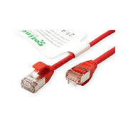 ROLINE GREEN U/FTP DATACENTER Patchcord CAT 6A/CLASS EA, LSOH/TPE, SLIM, ROSSO , 5M