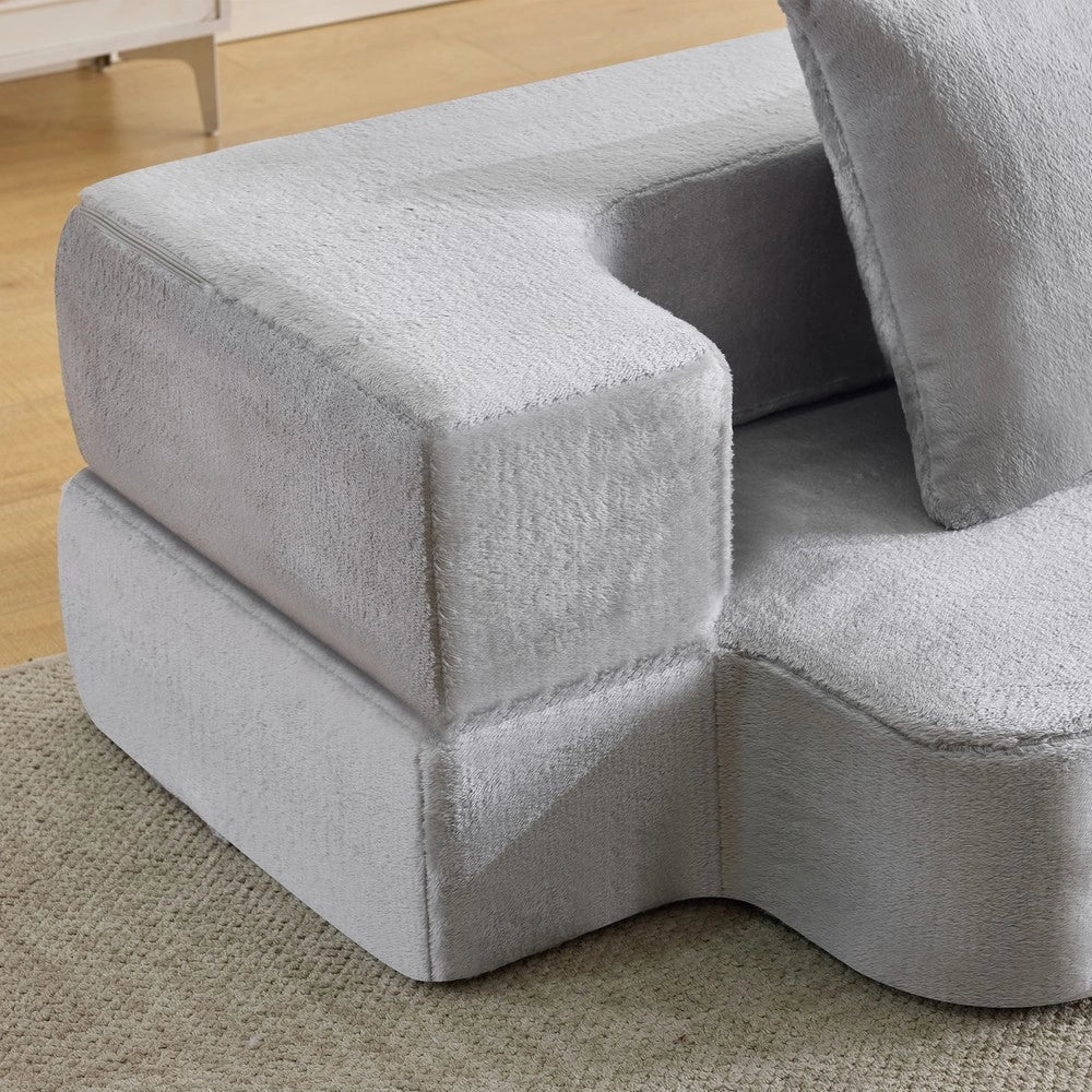 Divano Letto Trasformabile ¨C Xylo ¨C Grigio Chiaro