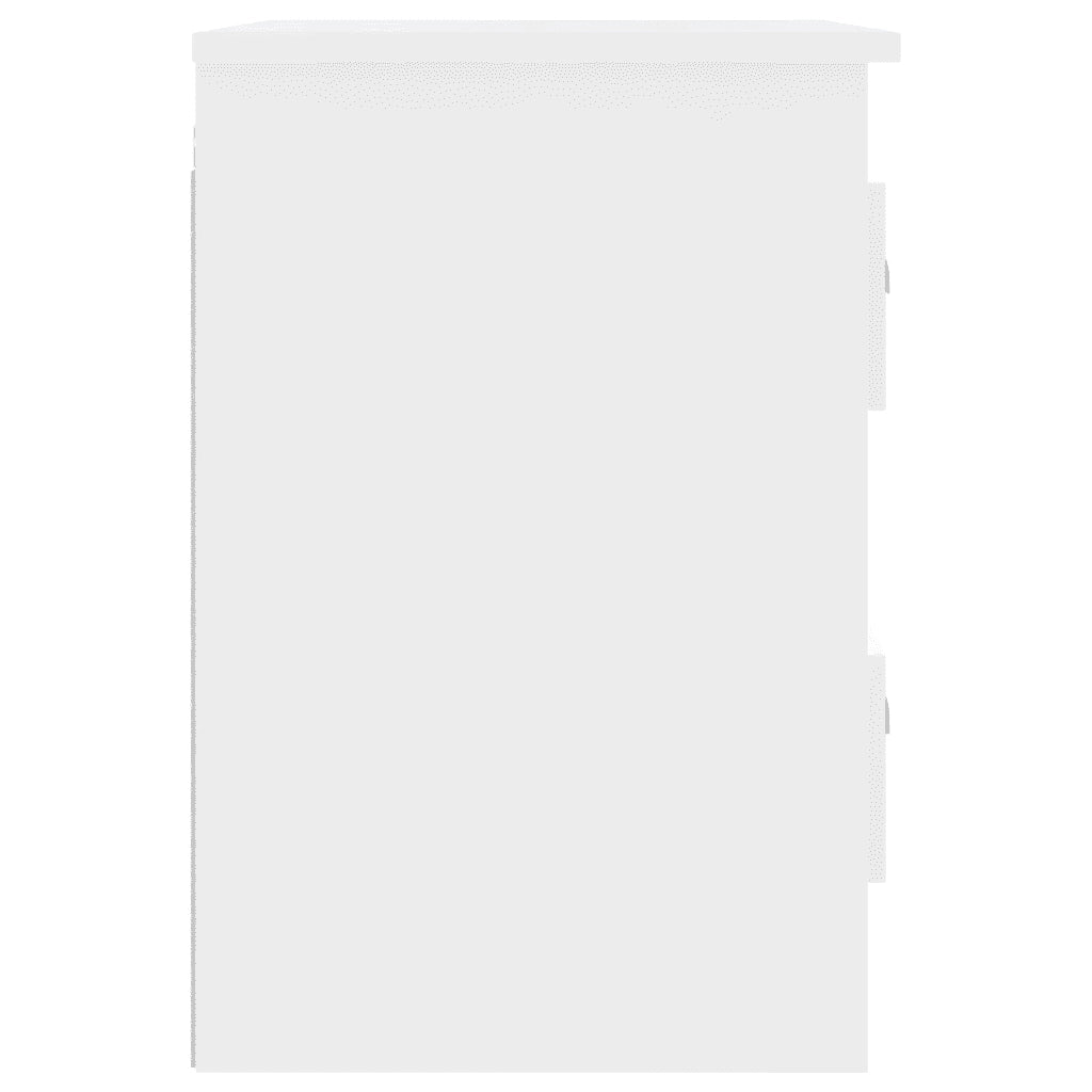 Comodino a Parete Bianco 41,5x36x53 cm 816392