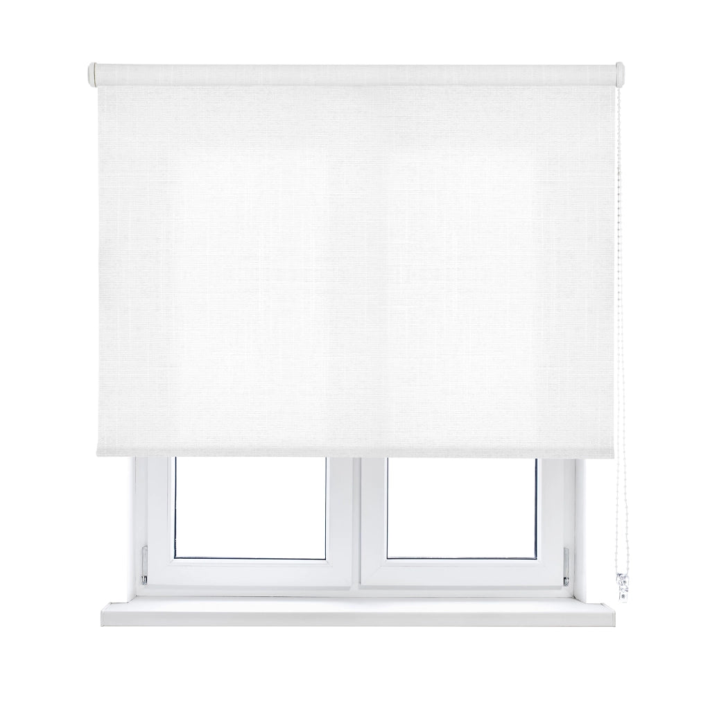 VIEWTEX Tenda a rullo Traslucida Shape Bianco 90 X 250cm - Made in Europe - 5 anni di garanzia