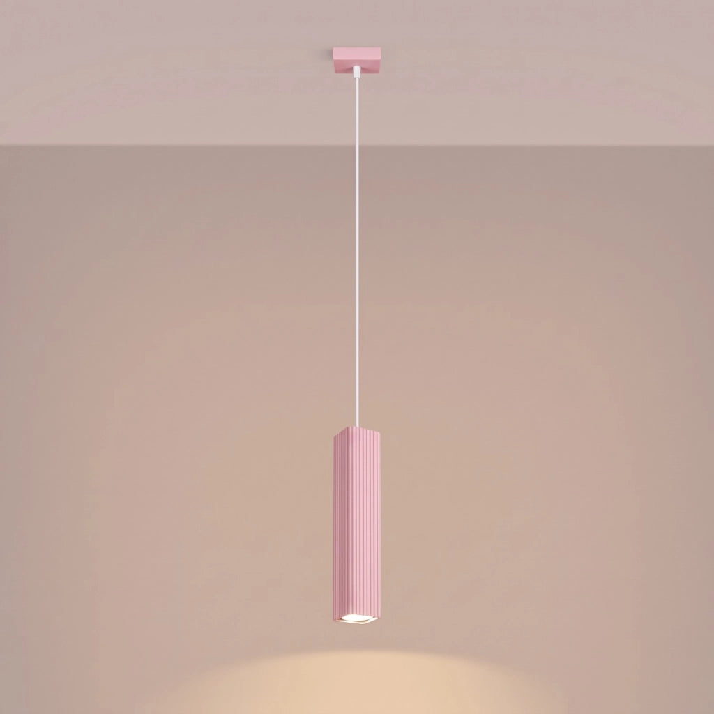 Lampada a sospensione RAYO 1 rosa