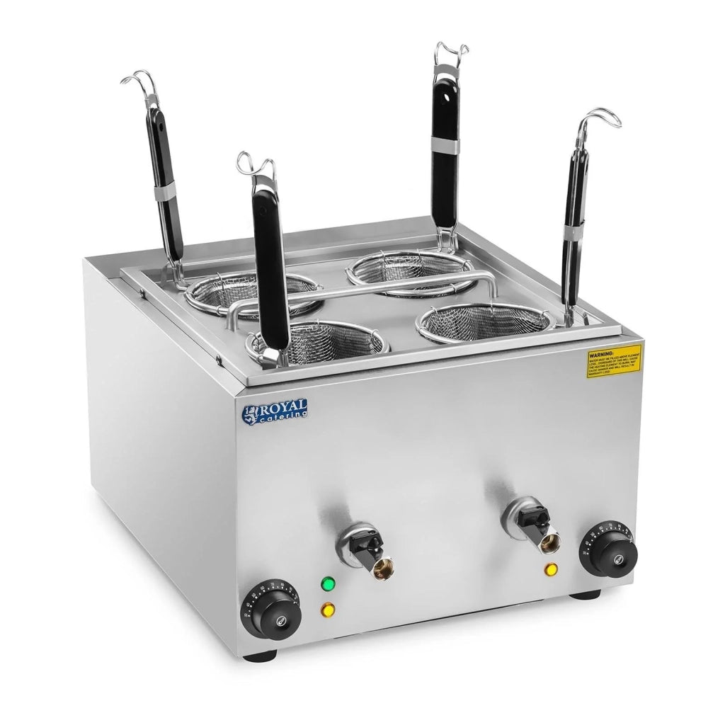 Cuocipasta 2 x 1500 watt 4 cestelli in acciaio inox 14_0001266