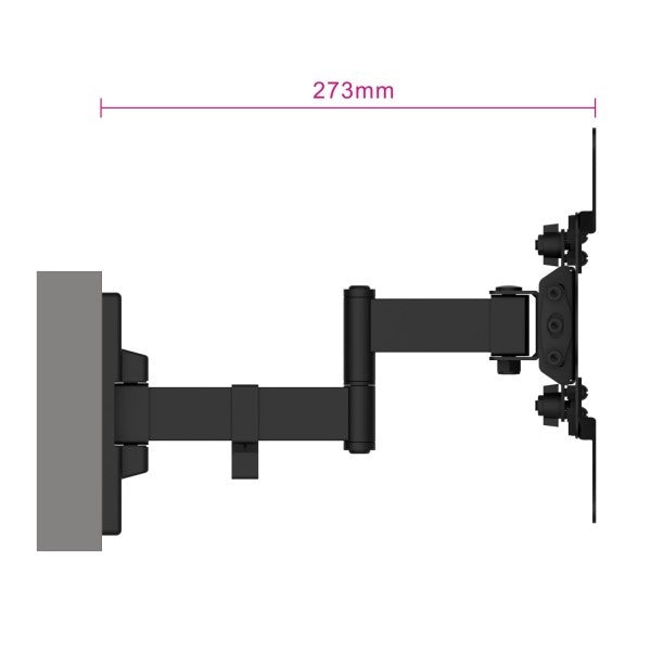 SUPPORTO TV EWENT GIREVOLE 23- 43 INCH