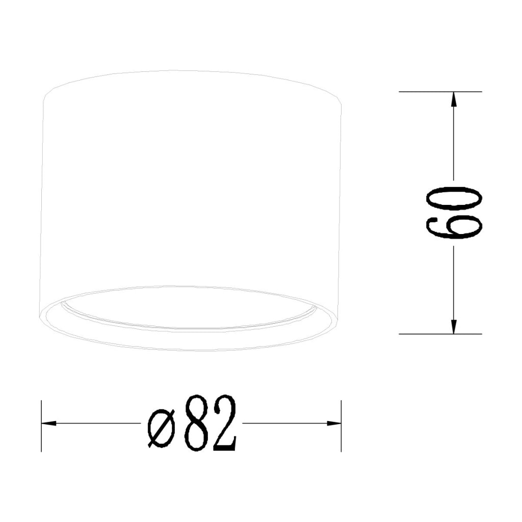 Spot soffitto tondo bianco 6cm GX53 Kendal Light Prestige