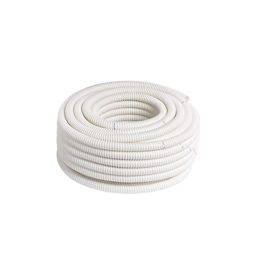 Tubo scarico condensa pvc diam. 20 conf 30 mt climatizzatore guaina spiralizzata