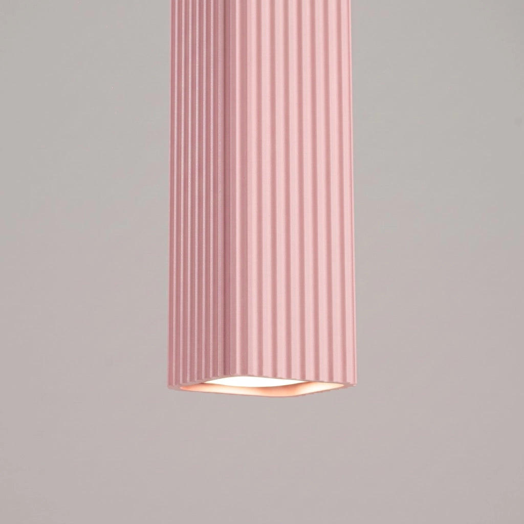 Lampada a sospensione RAYO 1 rosa