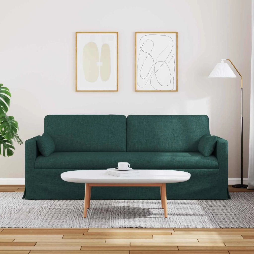 Divano Verde Scuro 198 x 78 x 80 cm Tessuto 42024372