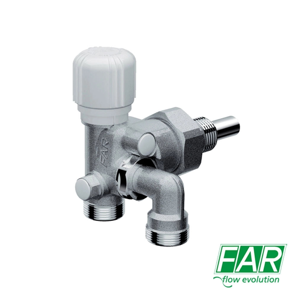 Valvola 3/4" FAR 1428 3450 Mono-Bitubo Termostatizzabile