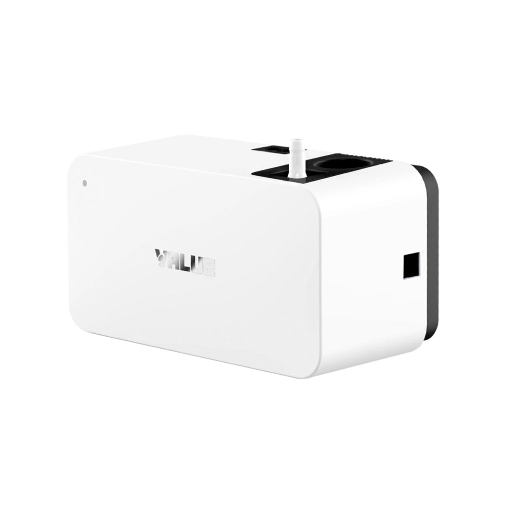 MINI POMPA COMPATTA PER SCARICO CONDENSA DEI CONDIZIONATORI CON ALLARME MODELLO VALUE M - MOD.M1 -PORTATA MAX 24L/H -ALTEZZA MANDATA MASSIMA 12MT  - GER
