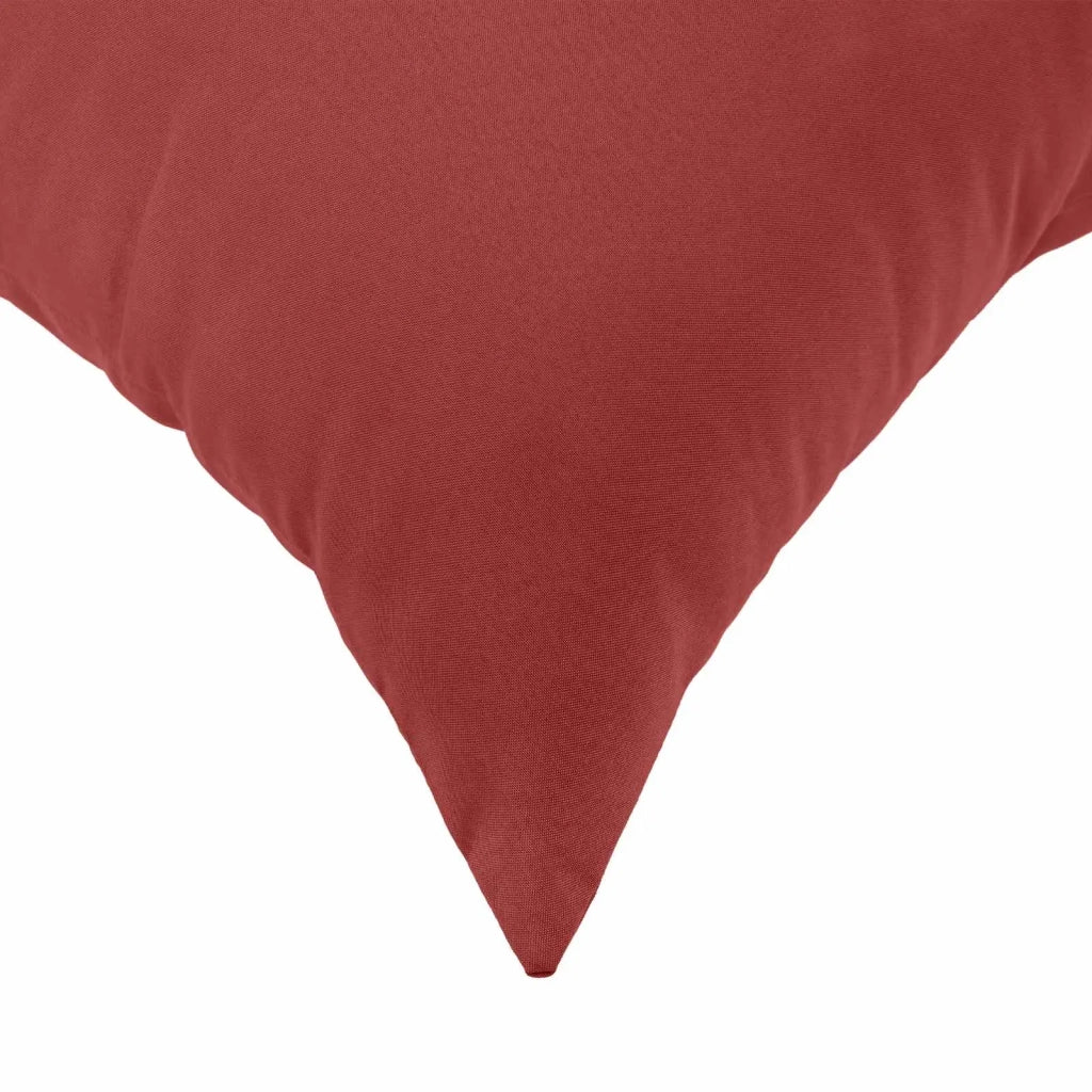 Cuscino con cuscino HEERLEN 2 pz Rosso Vino Poliestere 923667