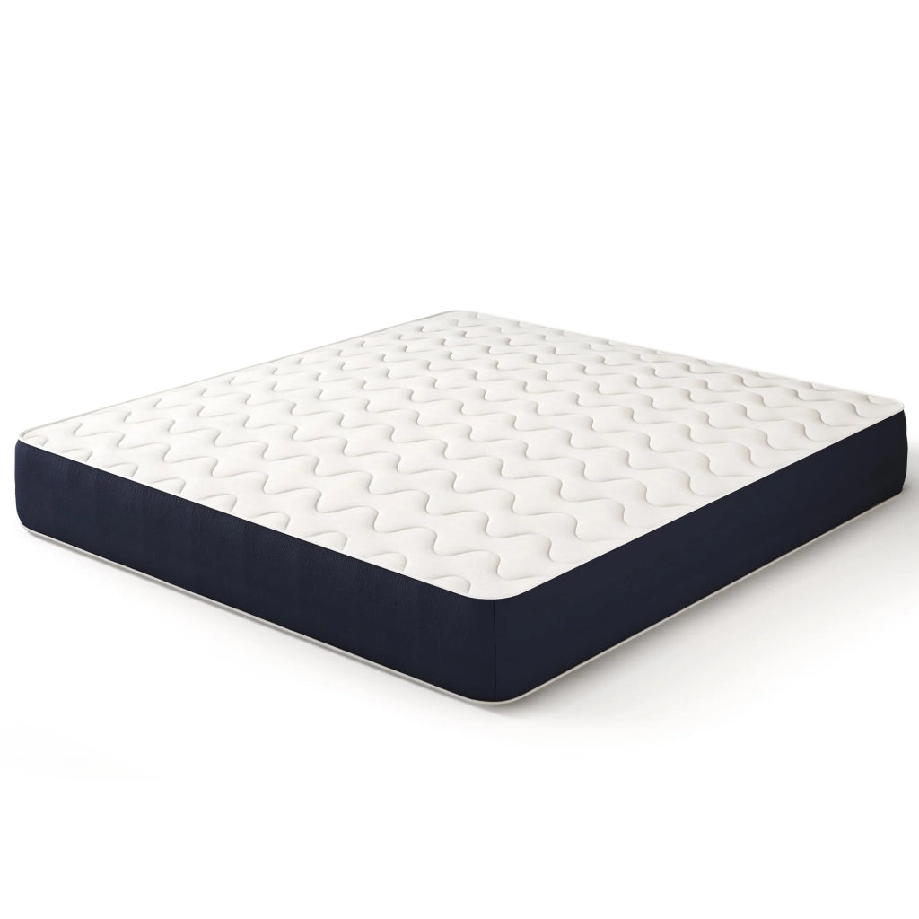 Materasso matrimoniale 160x200 in Waterfoam Ipoallergenico, 10 cm ESSENTIAL | Imbottitura in Ovatta e Rivestimento in Tessuto 3D Traspirante, Antiacaro e Antifungino | Made in Italy
