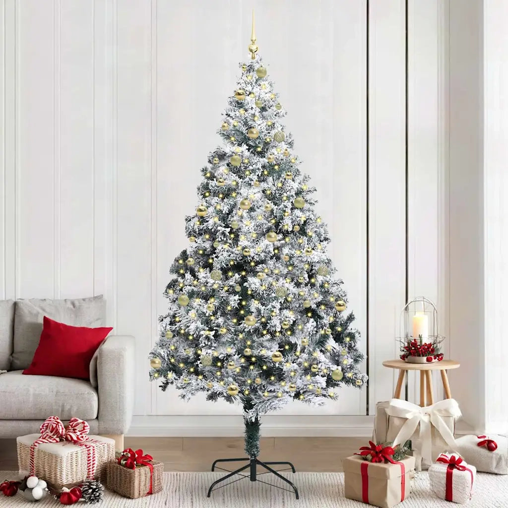 Albero di Natale artificiale con 300 LED Bianco 240 cm