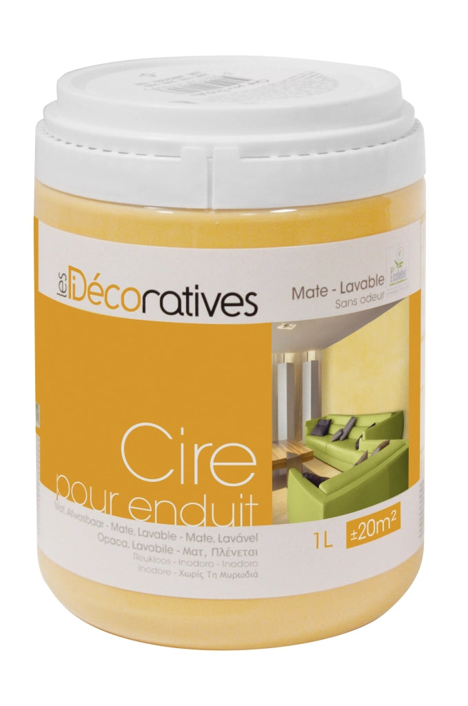 CERA DECORATIVA DA 1 LITRO COLORE TURCHESE