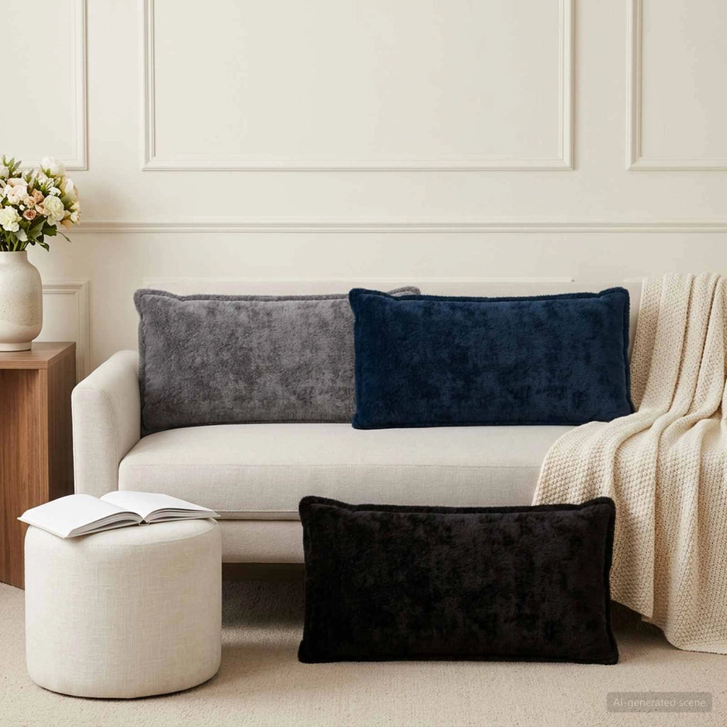 Federa 2 pz HOUTEN Blu navy 40 x 80 cm 918457
