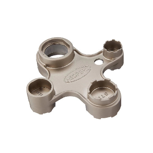 CHIAVE UNIVERSALE NICHELATA PER MONTAGGIO AERATORI- NEOPE- pezzi 1