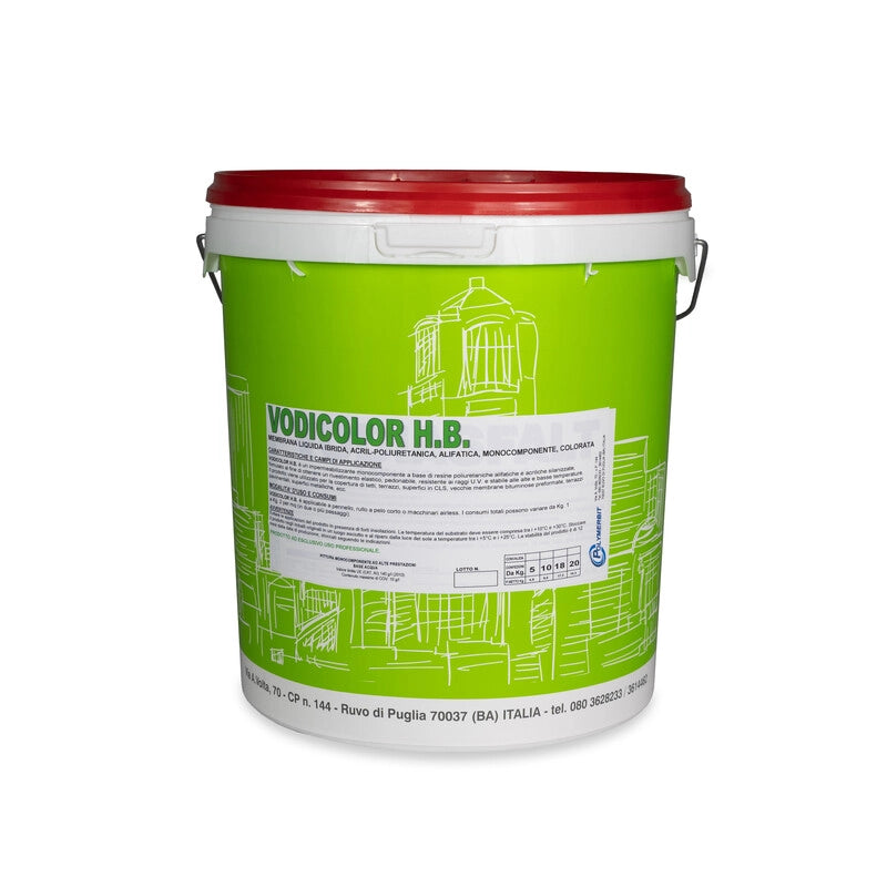 GUAINA LIQUIDA ACRIL-POLIURETANICA ROSSO  1 KG