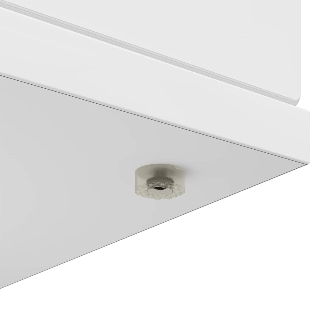 Cornice per camino Bianco Lucido 100 x 20 x 100 cm 8006619