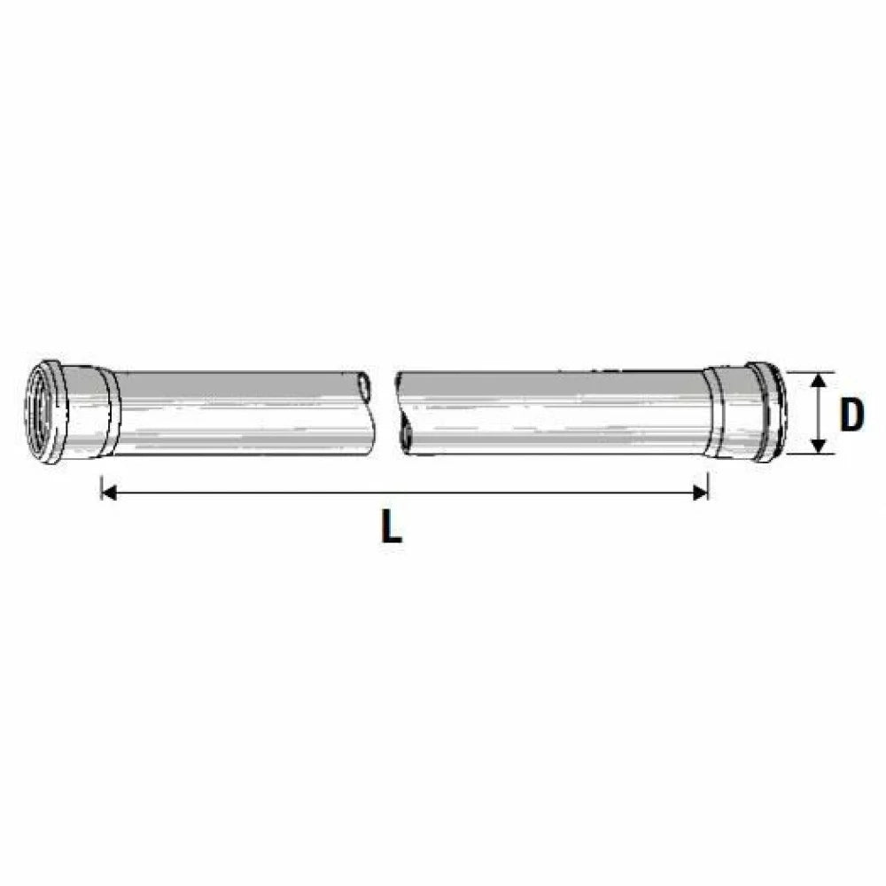 Tubo 2 bicchieri htdm d.090 mm.1 000 b08lqy7bf7