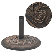 Base per Parasole Circolare in Resina Bronzo 9 kg 43656