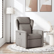 Poltrona Reclinabile in Tessuto Tortora 4015583