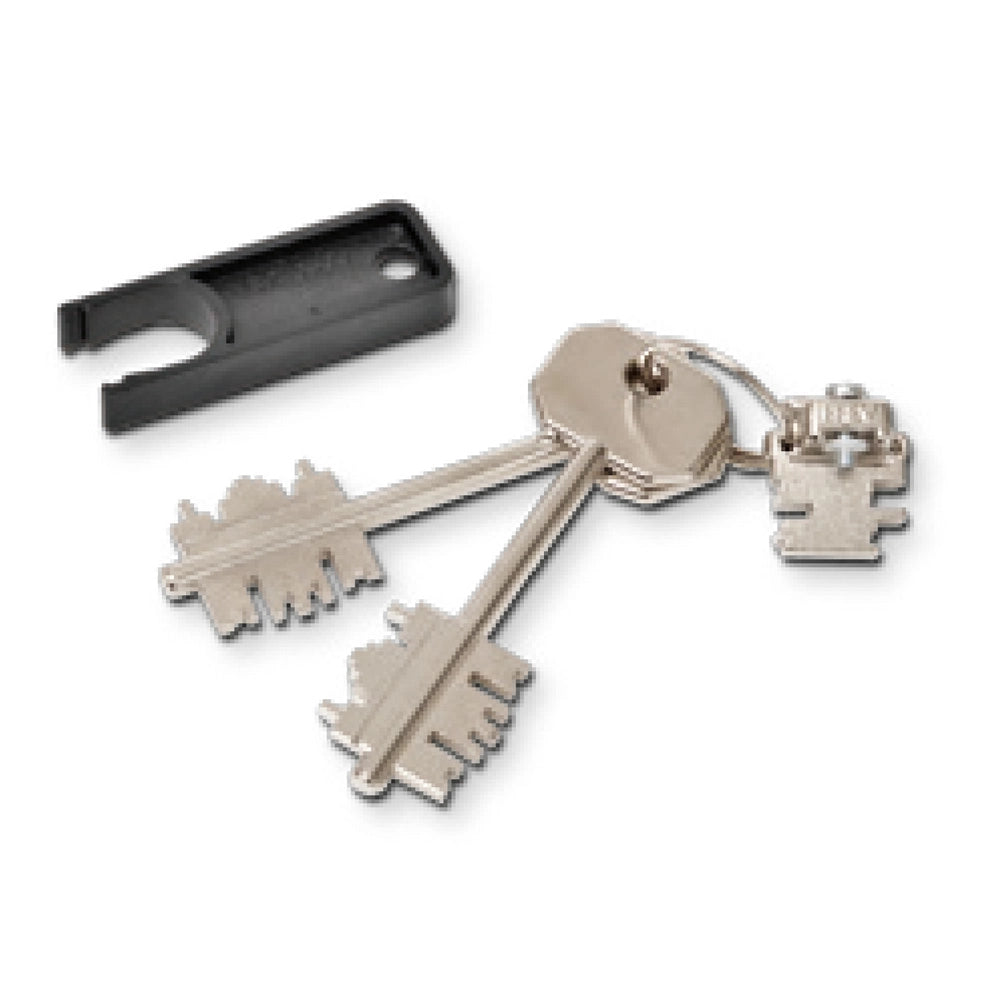 1cf blocchetto con tre chiavi chiavi diritte mm. 92 cod:ferx.301690nlm