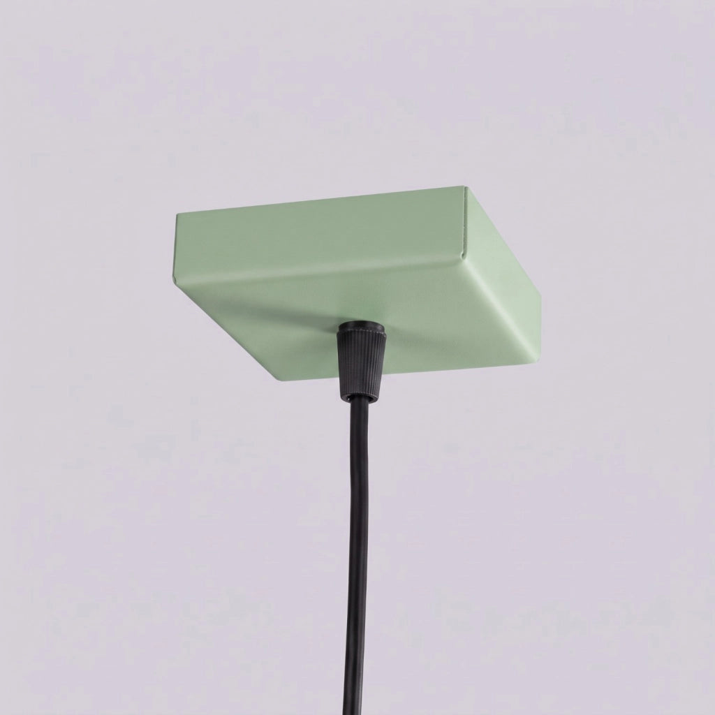 Lampada a sospensione RAYO 1 verde salvia