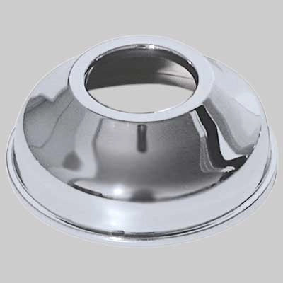 ROSONE IN OTTONE CROMATO PER CANOTTI  Ø 32     MADE IN ITALY