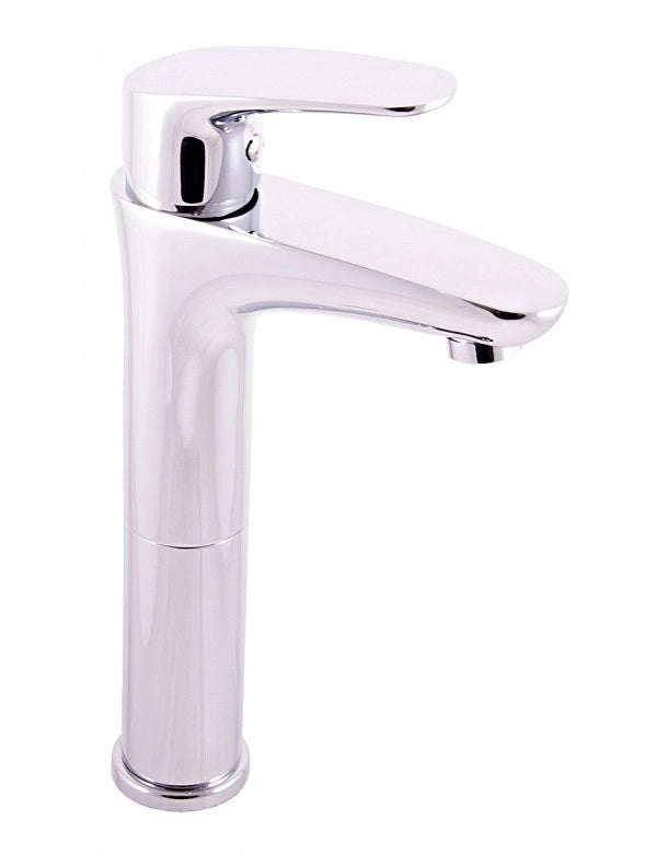 AMUR miscelatore lavabo lavabo in ottone cromato H. 26,5 cm