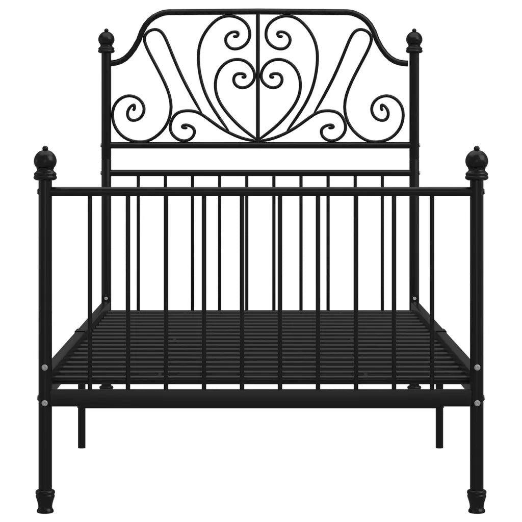 Giroletto Nero in Metallo 100x200 cm 324844