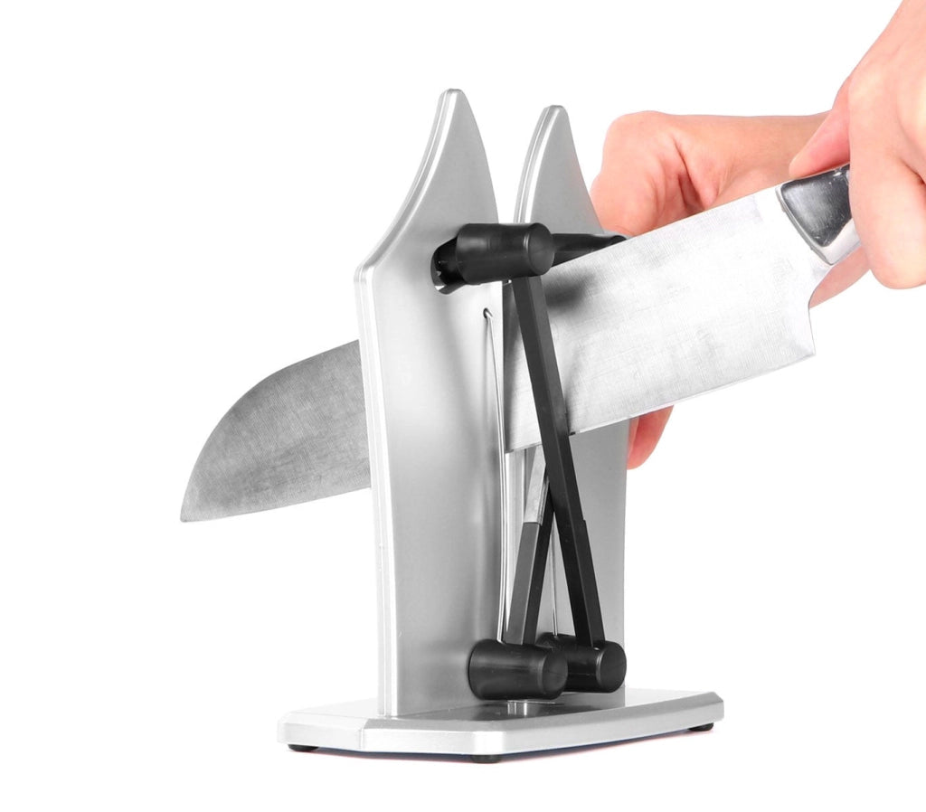Affilacoltelli e Lame 3 in 1 Universale Automatico a Molla