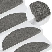 Tappetini Autoadesivi per Scale 20 pz Grigi 56x17x3 cm 3365909