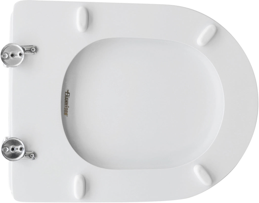 SEDILE WC PER HIDRA VASO PLUVIA FORMA 7- Bianco - Cerniere C espansion- CW- pezzi 1