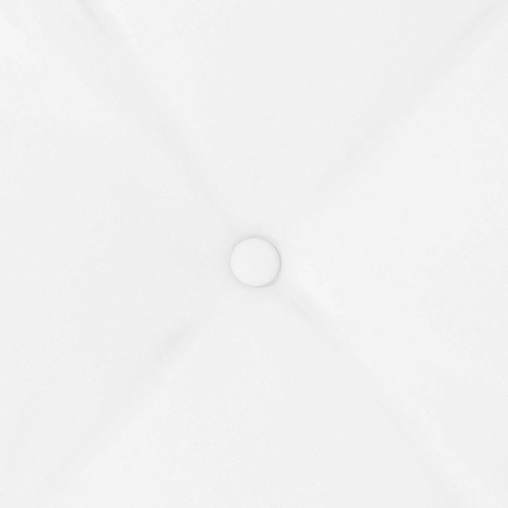 Cuscino per Schiena Bianco 60 x 19 x 50 cm Tessuto 42014669
