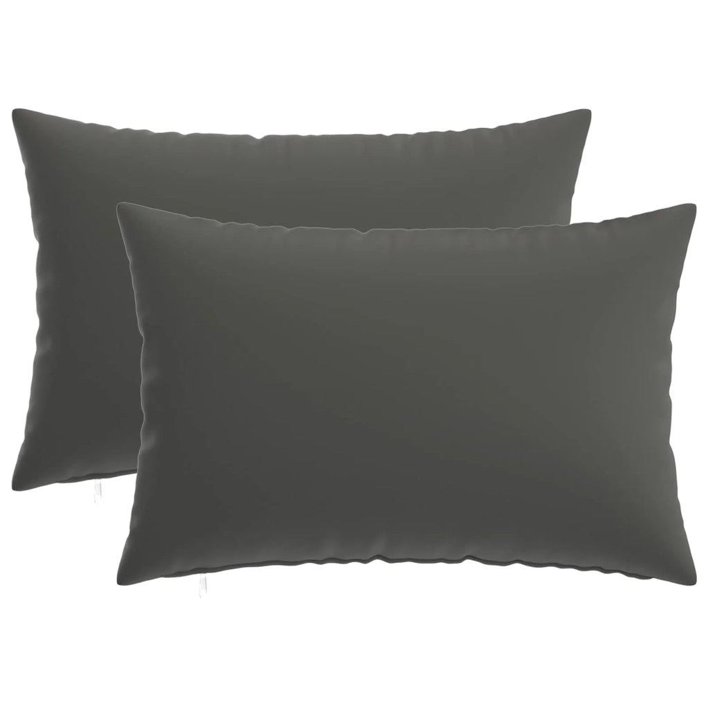 Cuscino con cuscino HEERLEN 2 pz Antracite Poliestere 927766