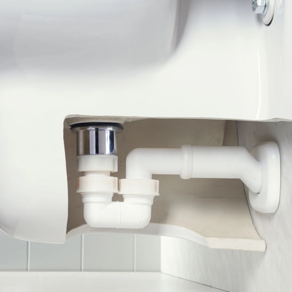 SIFONE ECCENTRICO PER BIDET- Bianco- LIRA- pezzi 1
