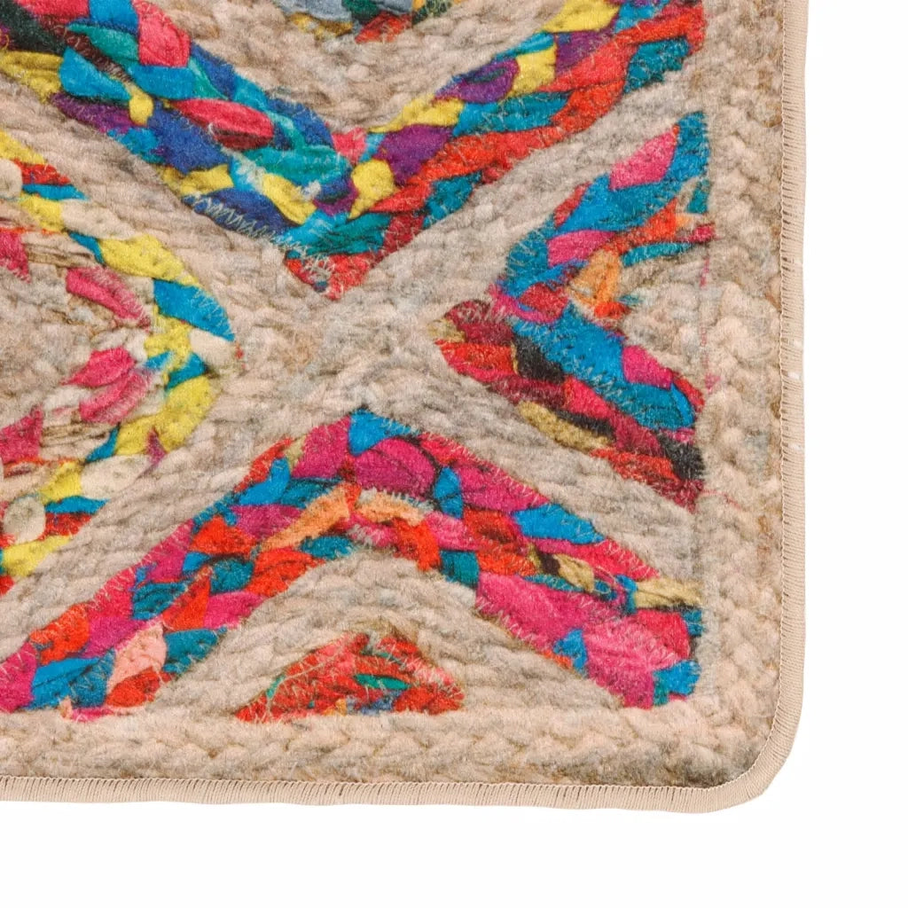 Tappeto Lavabile Multicolore 190x300 cm 136589